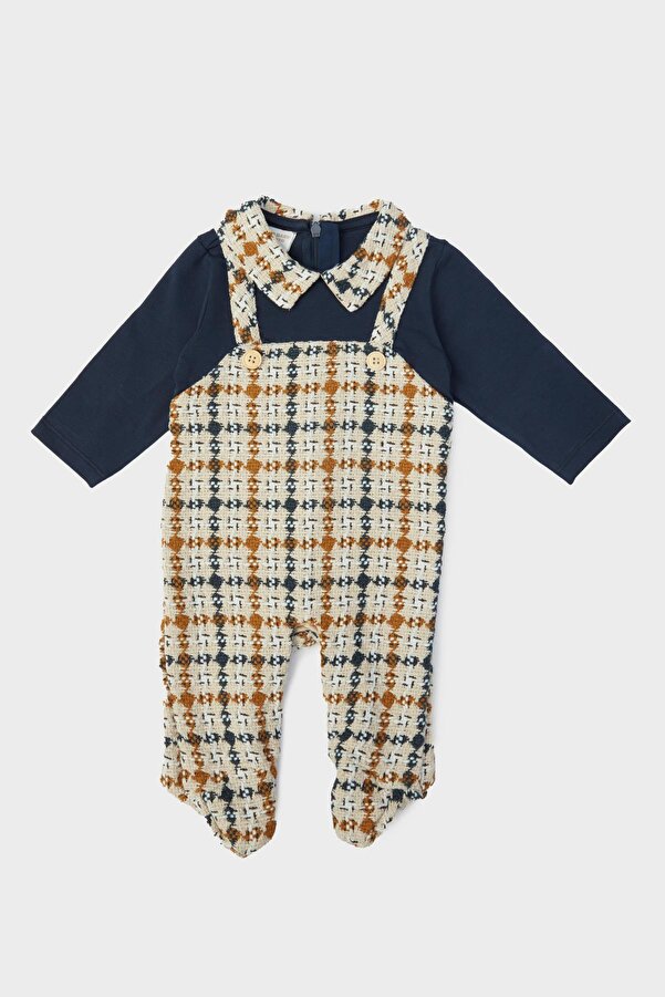Layette Bg Store Erkek Bebek Desenli Tulum 23fw0lt8803