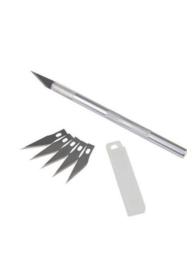 hobi market art-Scalpel Cretuar Blade - Set with 5 Refills 1