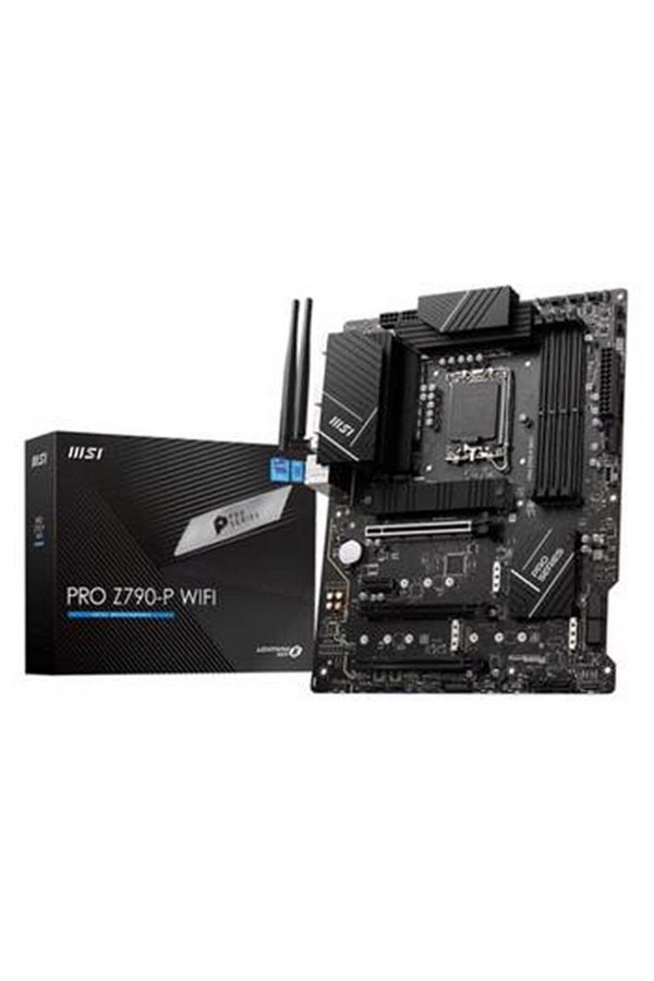 MSI-Pro Z790-P Wifi 7000Mhz(Oc) Ddr5 Socket 1700 M.2 HDMI Dp Atx Motherboard 1