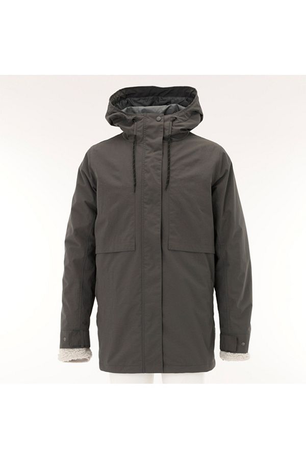 lumberjack-Ml Ghost 2-Urbn-5 4Pr - K Grey with Zip Inside Fleece Coat 1