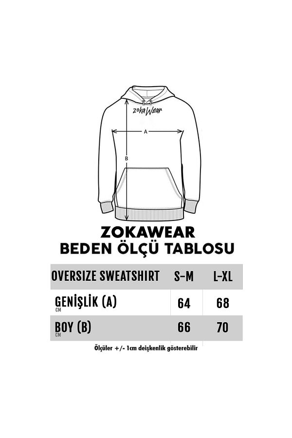 ZOKAWEAR Demon Slayer Muichiro Tokito Back Print Black Cardigan Zip and Hoodie 2 Thread Trendyol