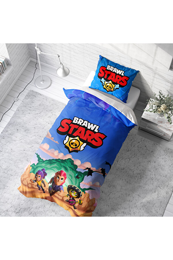 Viadela Brawl Stars Çocuk Nevresim Takımı (Çarşafsız)