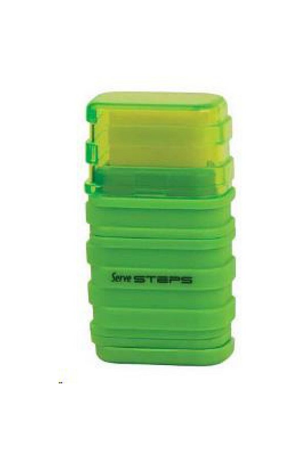 Serve-Steps Eraser Pencil Sharpener - Highlighter Green 1