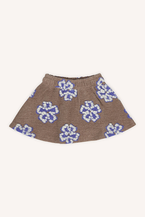 Panço Kız Bebek Çiçek Desenli Camel Etek