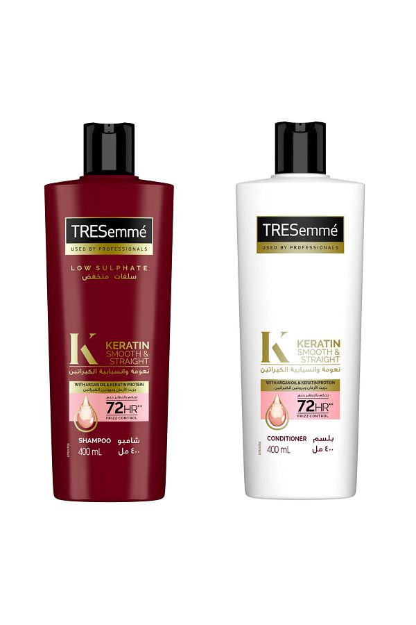 TRESemmé-Tresemme Keratin Smooth Shampoo 400 ml + Tresemme Keratin Smooth Conditioner 400 ml 1