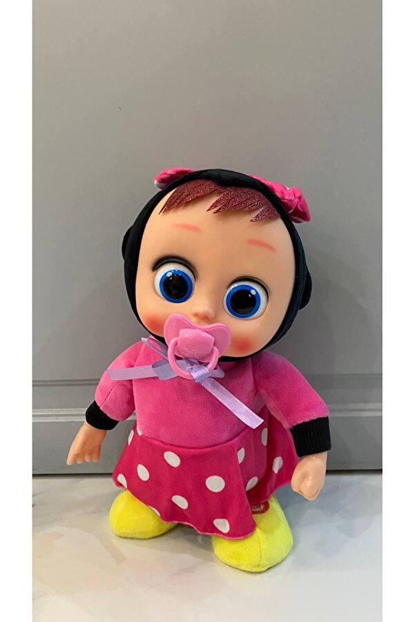 Magicway Yürüyen ve Dans Eden Oyuncak Bebek Emzikli Müzikli Pilli Emziği Çıkarınca Ağlayan Peluş Bebek