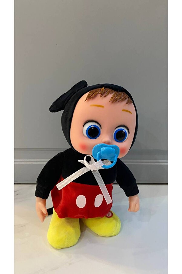 Magicway Yürüyen ve Dans Eden Oyuncak Bebek Emzikli Müzikli Pilli Emziği Çıkarınca Ağlayan Peluş Bebek