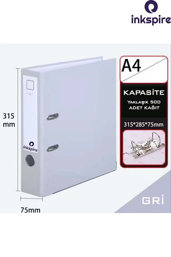 inkspire-1Pc Wide Office Folder - with Ring, Plastic Document Folder, Pp File Organizer, Office Folder with Lock 1