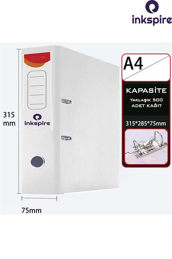 inkspire-1Pc Wide Office Folder - with Ring, Plastic Document Folder, Pp File Organizer, Office Folder with Lock 1