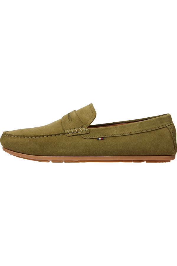 Tommy Hilfiger-Suede Cleat Flag Driver Shoes 1
