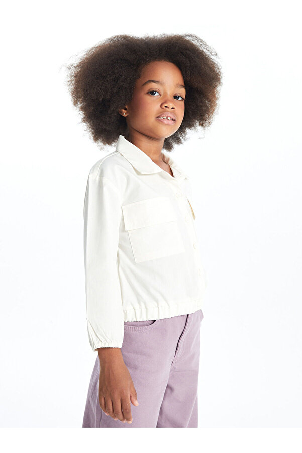 LC Waikiki Lcwk Uzun Kollu Basic Kız Çocuk Gömlek