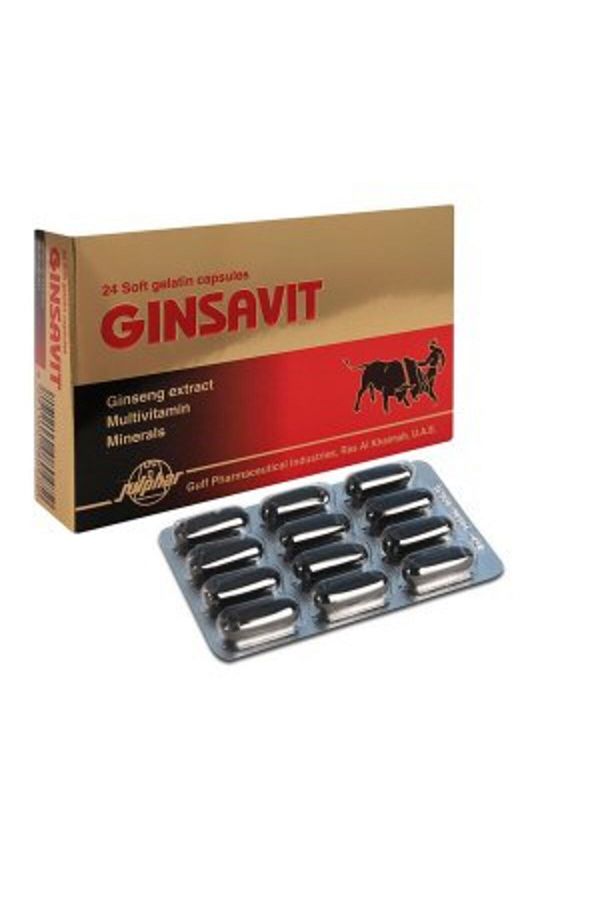 JULPHAR-Ginsavit Capsule, 24 Capsules 1