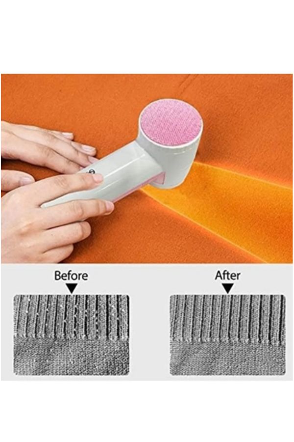 gaman-Wireless Handheld Clothes and Lint Removal Tool with 3 Replaceable Brush Heads 1