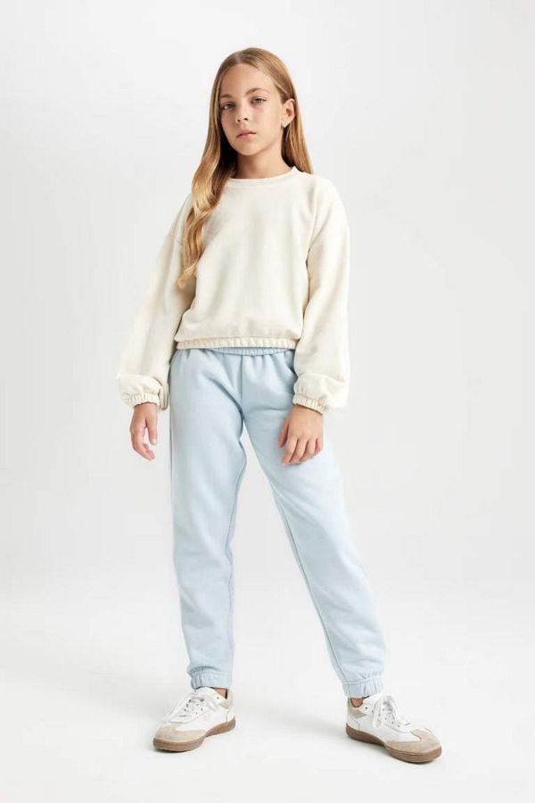 DeFacto-Dievčenské - Elastické tepláky Jogger D3206A824Wn 1
