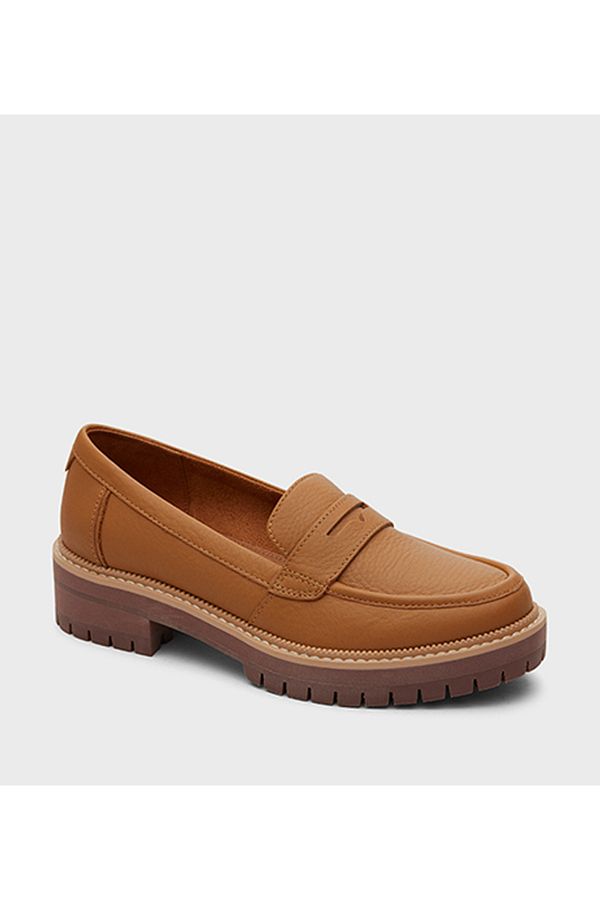 Toms-حذاء مسطح كاجوال باللون البني 1