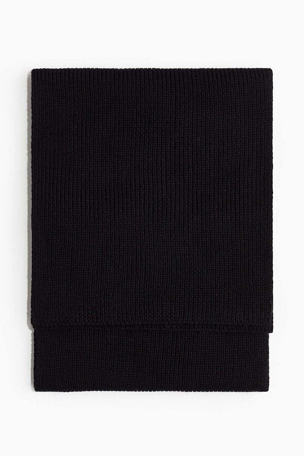 H&M-Rib-knit scarf 1