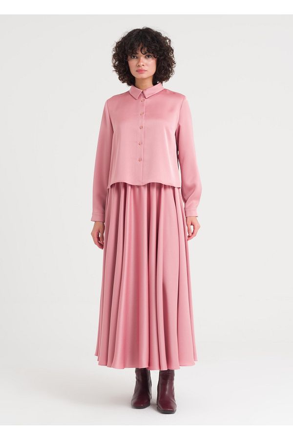 Armağan-Double Suit with Flared Skirt 1