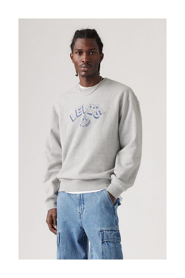 Levi's grey sweatshirt mens online