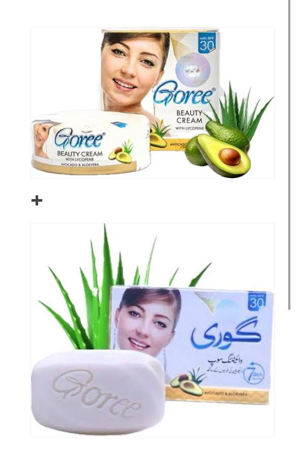 goree Skin Whitening Cream+Goree Skin Whitening Soap - Trendyol