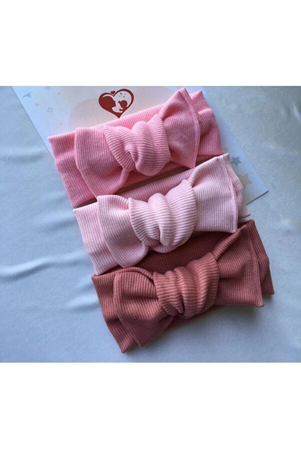 MyHubi 3'lü El Yapımı Ribana Kız Bebek Bandana