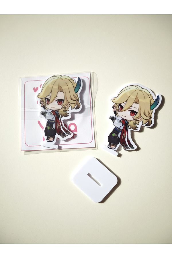 Yenaplanner-Genshin Kaveh Mini Character Figure Stand 1
