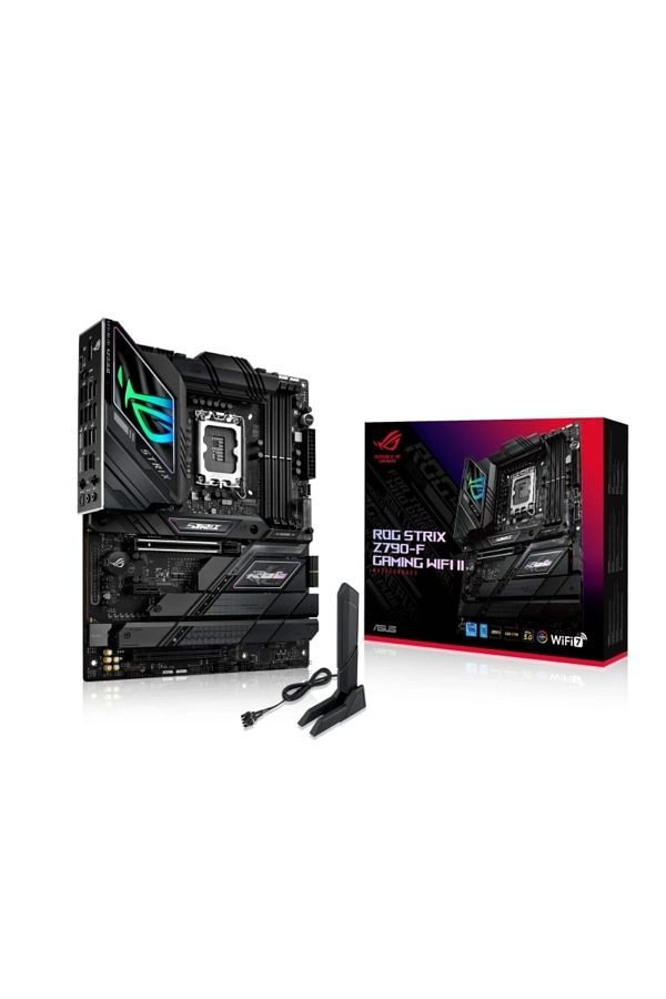 ASUS-ROG Strix Z790-F Gaming WIFI II Intel Z790 Socket 1700 DDR5 8000(OC)MHz ATX Gaming Anak 1
