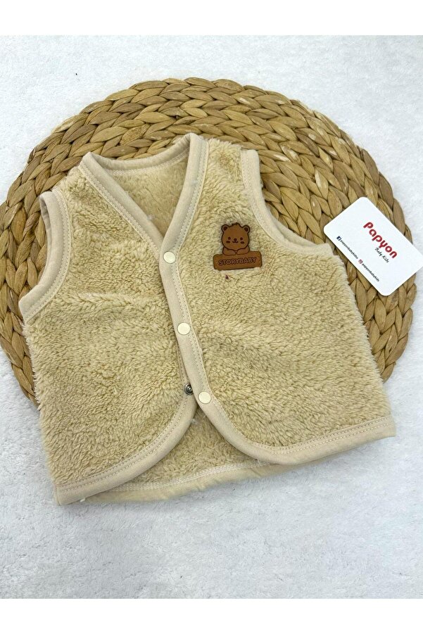 Papyon Baby Kids Armalı Bebek Welsoft Yelek 6-9/9-12/12-18/18-24 Ay (Kalıp 1 Beden Küçüktür)