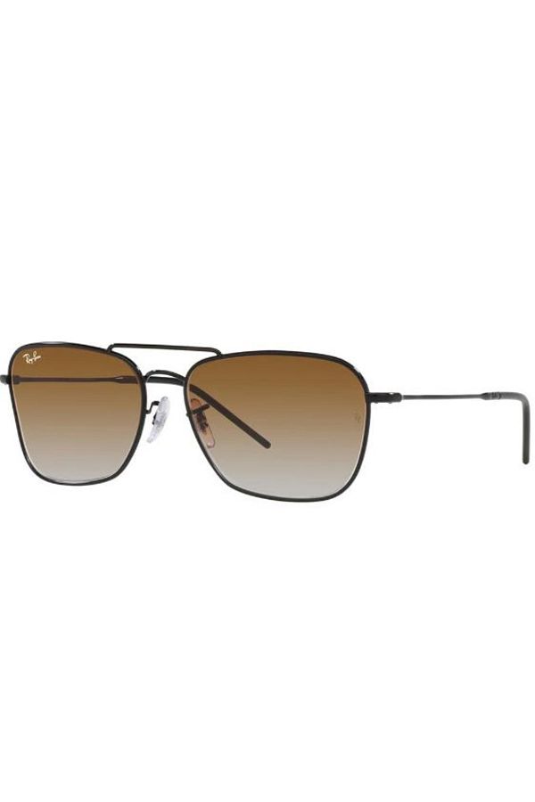 Ray-Ban-Ray Ban Unisex Square Caravan Reverse Sunglasses- Rb R0102s - Lense Size:58mm - Black 1