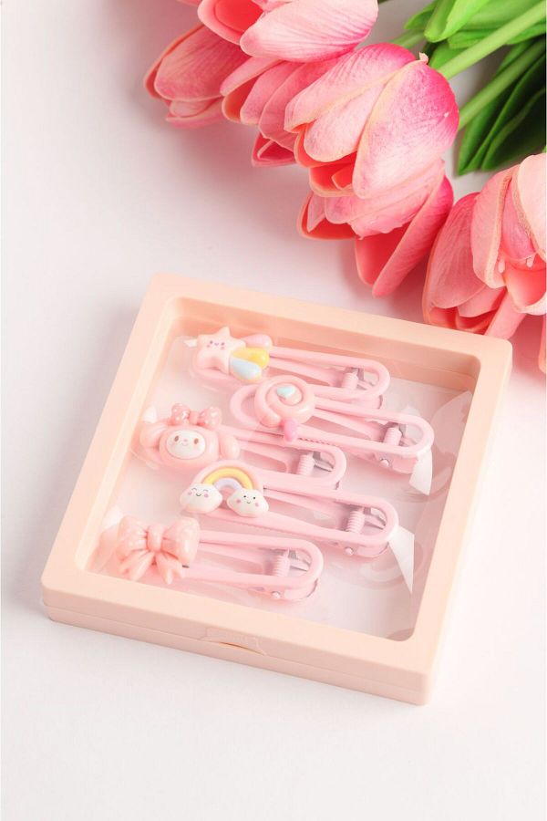 Neesa-Boxed Collet Buckle Set of 5 1