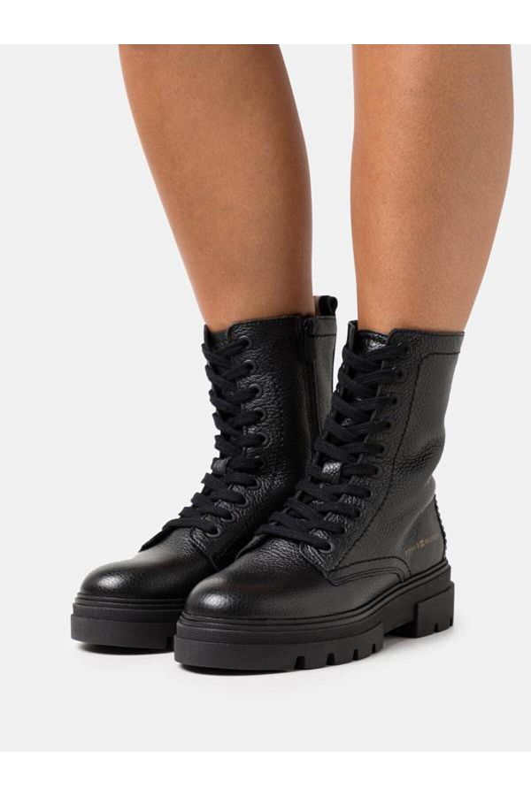 Tommy Hilfiger Leather Lace Up Boots Trendyol