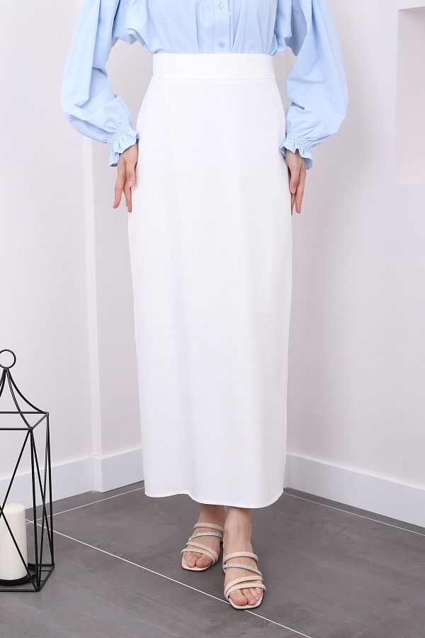 White pencil skirt 4s discount
