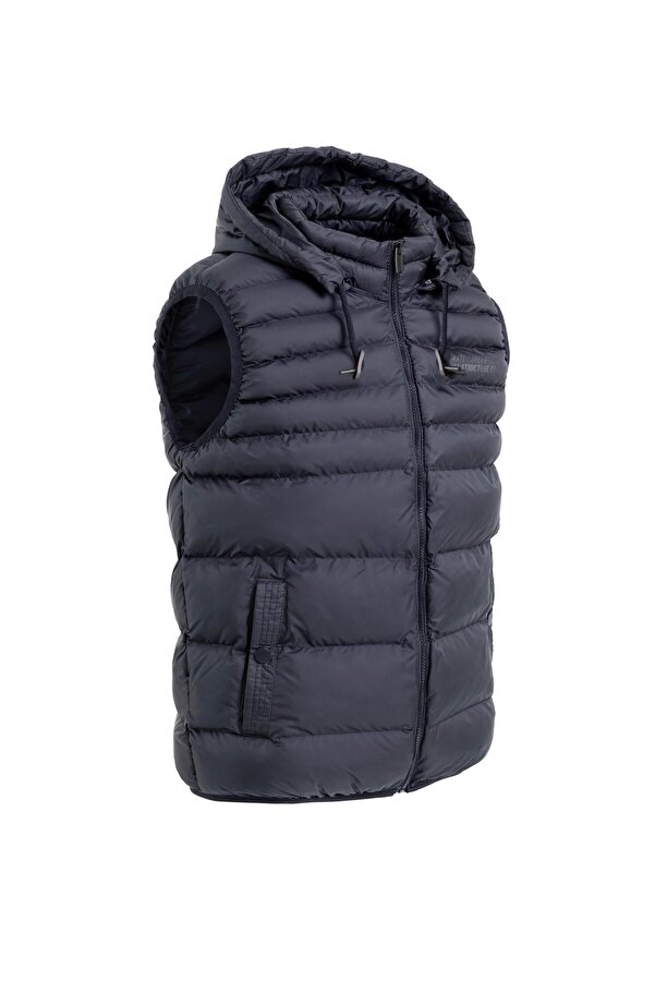 Black Puffer Jacket Plus Size Vest With Hood Plus Size Women's