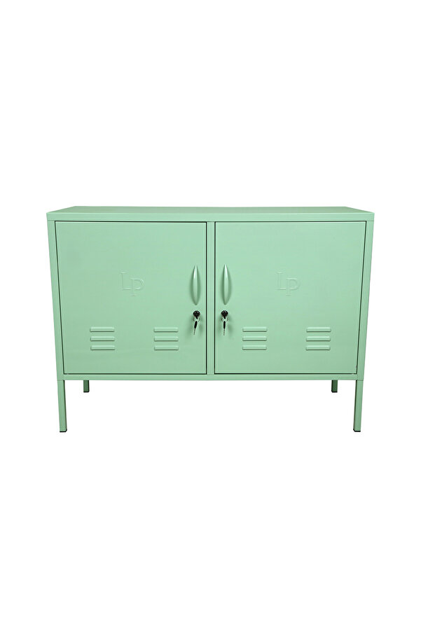 Larisa & Pumpkin Retro Locker Çift Kapaklı Mint Dolap