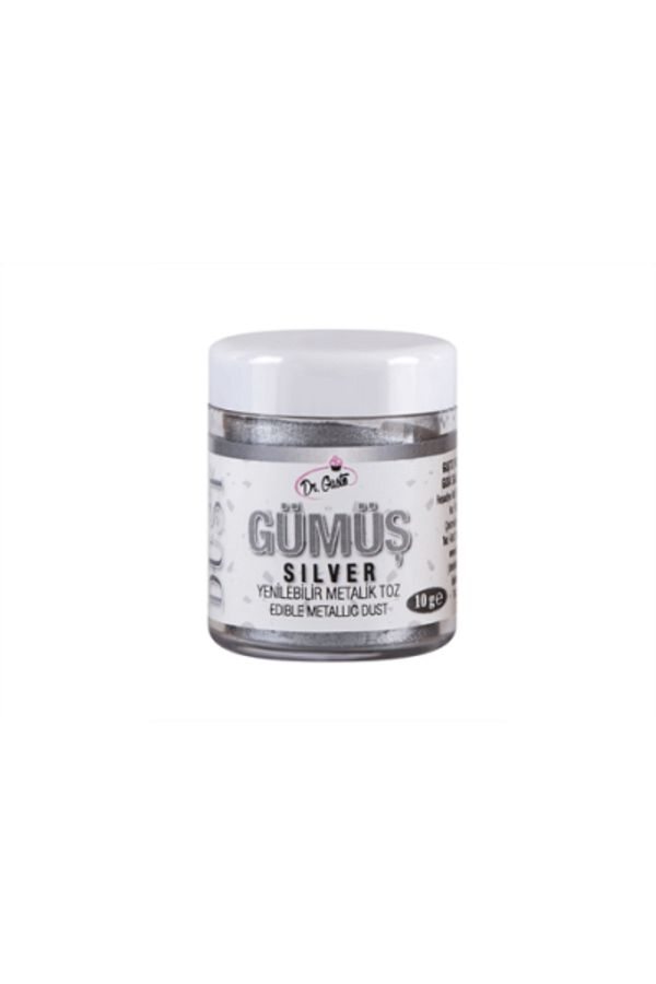 Dr. Gusto Edible Metallic Powder Food Color 10 Gr Silver - Trendyol