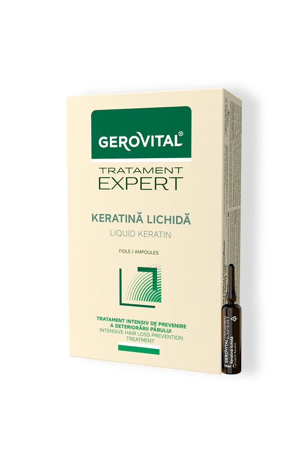 GEROVITAL-TRATAMENT EXPERT KERATINA LICHIDA FIOLE 10X10ml 1
