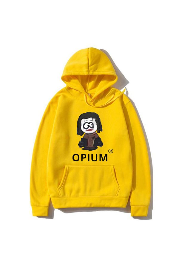 StartMore-Playboi Carti Graphic Opium Hoodie - Destroy Sweatshirt, Orange, 606 1