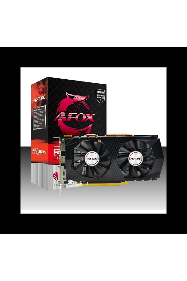 Afox-AMD Radeon R9 370 Gaming Graphics Card - 4GB, Gddr5, 256bit, 1xDVI, 1xHDMI, 1xDP 1
