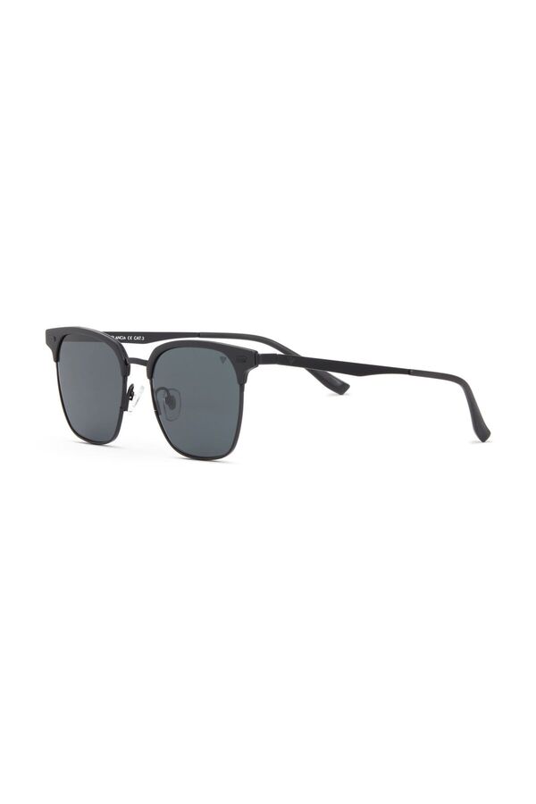 BLANCİA MİLANO-Blancia Milano Bc 1341 C3 Square Black Unisex Sunglasses 1
