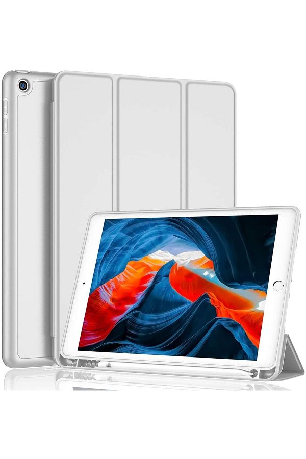 UnDePlus-Apple Ipad 9th 8th 7th Generation 10.2" Case Smart Case with Pencil Compartment A2602 A2603 A2604 A2605 1