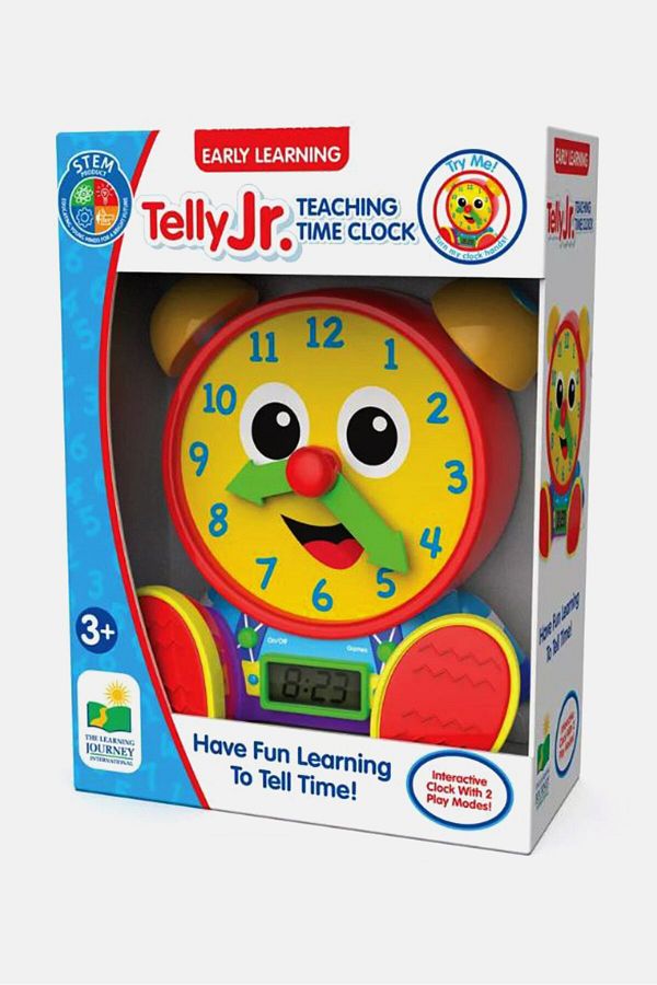 The Learning Journey-Telly Jr Teaching Time Clock, Yellow 1