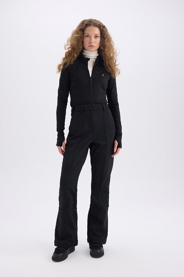 DeFacto-Defactofit Regular Fit Pocket Softshell Ski Pants D0017Ax24Wn 1