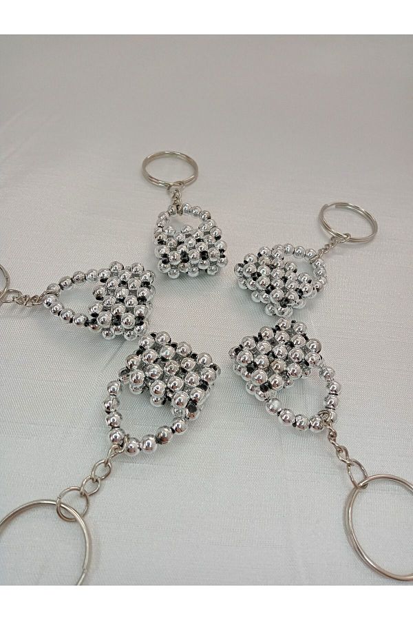 ebsa-5-Piece Gray Bag Model for Birthday - Gift, Keychain and Promise Engagement Henna 1
