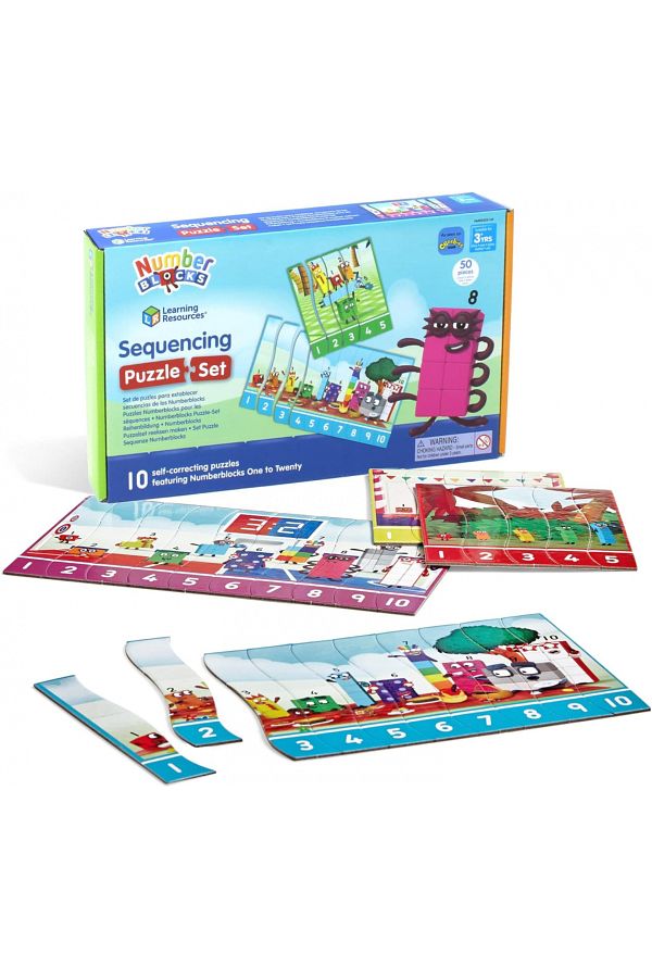 Learning Resources-Numberblocks Sequencing Puzzle-HM95403-UK 1