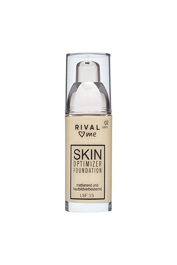 Rival Loves Me-Foundation - Skin Optimizer No:02 Ivory - 30 ml 1