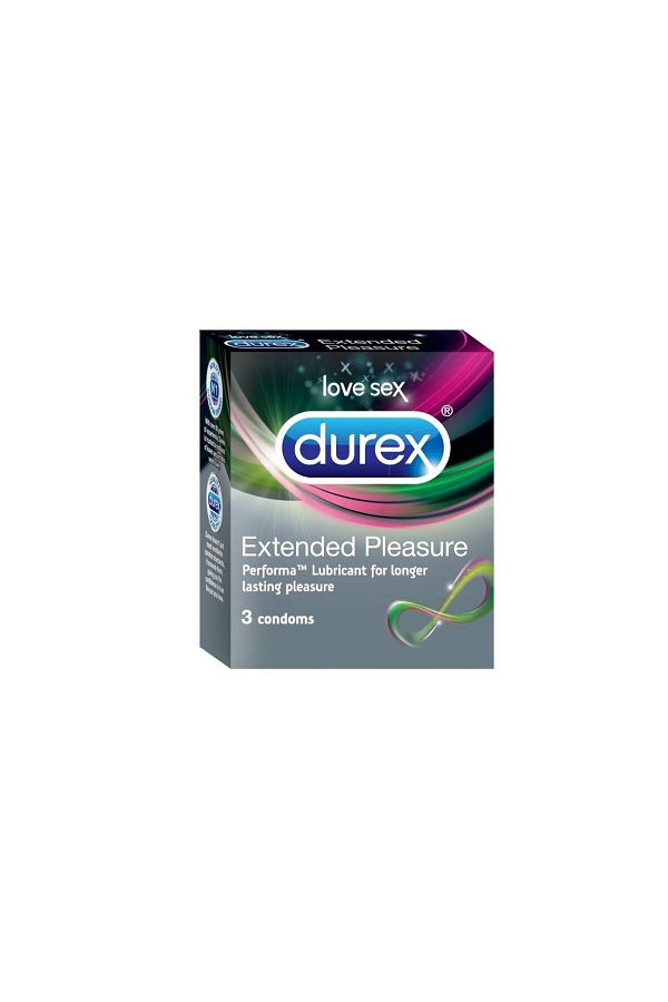 Durex-Durex Extended Pleasure Condom, 3 Pieces 1