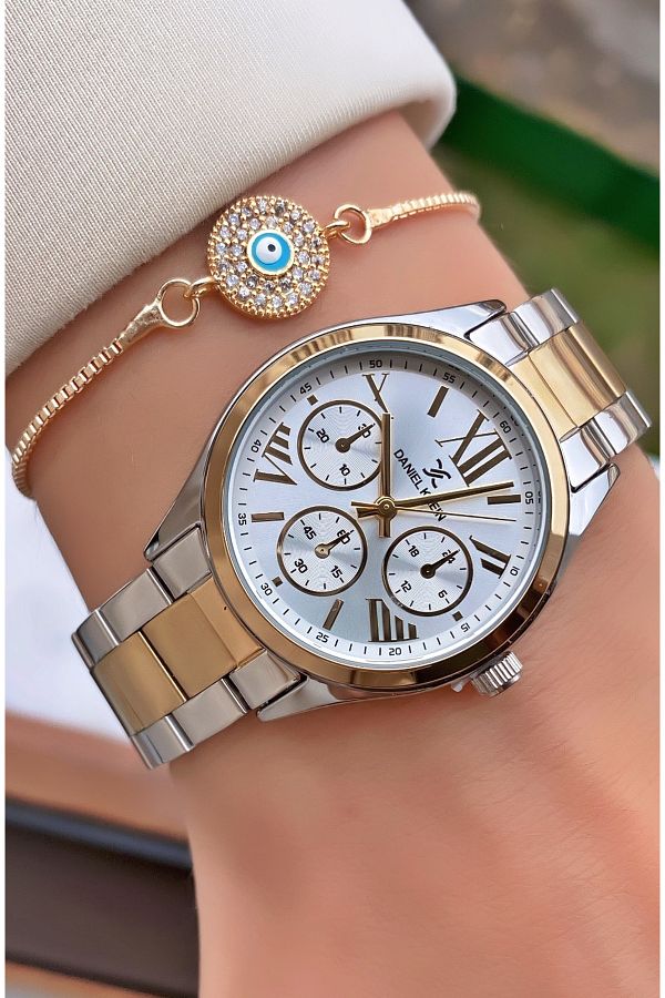Daniel Klein-Brand Cut Glass Model Design for Special Occasions - Engagement and Wedding Wrist Watch and Bracelet Gift 1