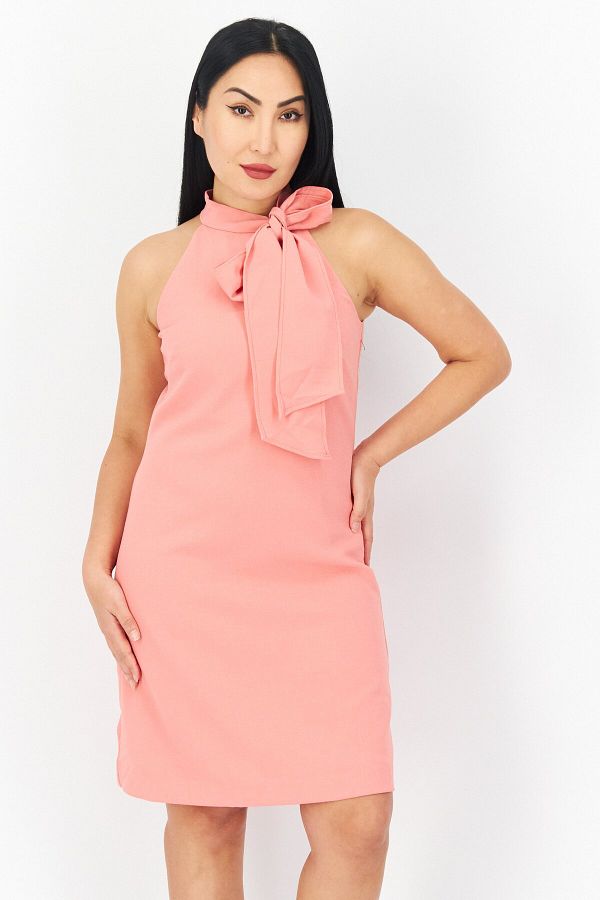 Vince Camuto-Women Sleeveless Mini Dress, Coral 1