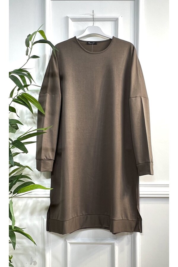 Aşkı Endam-Mehtap Large Size Two Thread Tunic - Camel 1