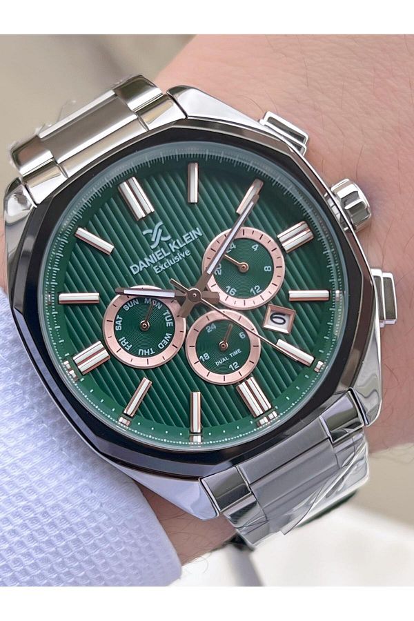 Daniel Klein-Men Wrist Watch with Inner Functions Active 30 Mt Water Resistant Fdk.10004F5 1