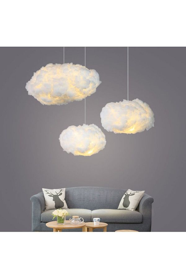 İzgi Concept-500 g Premium Silicone Fiber - for Ceiling Cloud Making, Ultra-Soft and Low Combustion Reaction (4-6 M2) 1